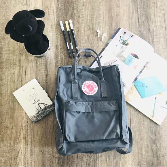 Fjallraven Handbags - Fjallraven's Kanken Backpack Dark Grey